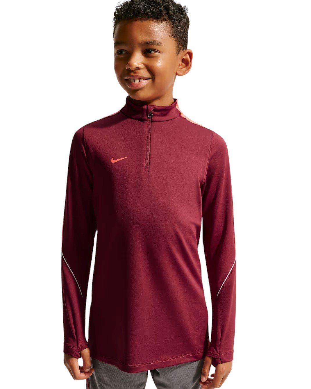 Nike Big Kids' Strike Dri-FIT Soccer Knit Drill Top - Red - RED